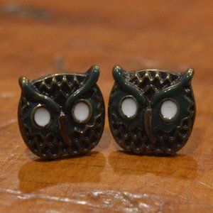 Owl Stud Earrings